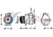 Compressor, airconditioning
