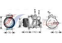Compressor, airconditioning