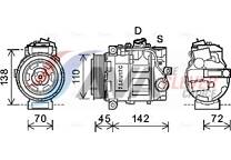 Compressor, airconditioning
