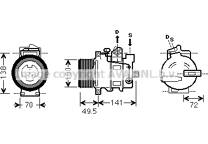 Compressor, airconditioning