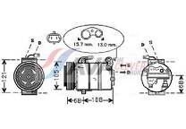 Compressor, airconditioning