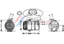 Compressor, airconditioning