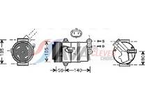 Compressor, airconditioning