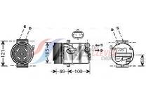 Compressor, airconditioning