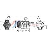 Compressor, airconditioning AVA QUALITY COOLING  - OLAK438