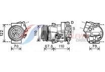 Compressor, airconditioning