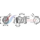 Compressor, airconditioning AVA QUALITY COOLING  - PEAK315