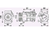 Compressor, airconditioning