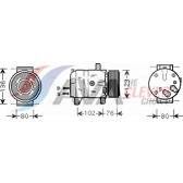 Compressor, airconditioning AVA QUALITY COOLING  - RTAK069