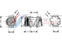 Compressor, airconditioning