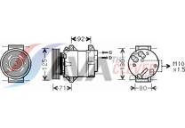 Compressor, airconditioning