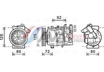 Compressor, airconditioning