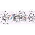 Compressor, airconditioning AVA QUALITY COOLING  - RTAK636