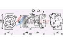 Compressor, airconditioning