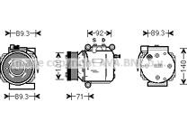Compressor, airconditioning