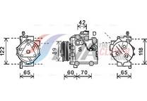 Compressor, airconditioning