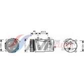 Compressor, airconditioning AVA QUALITY COOLING  - VNAK050