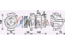 Compressor, airconditioning