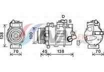 Compressor, airconditioning