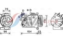 Compressor, airconditioning
