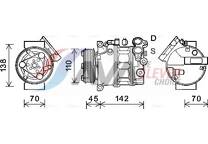 Compressor, airconditioning