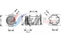 Compressor, ar condicionado