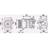 Compressore, Climatizzatore AVA QUALITY COOLING  - PEAK407