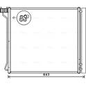 Condensador, aire acondicionado AVA QUALITY COOLING  - BW5474D