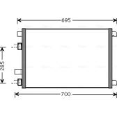 Condensador, aire acondicionado AVA QUALITY COOLING  - RTA5305