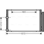 Condensador, aire acondicionado AVA QUALITY COOLING  - TO5429D