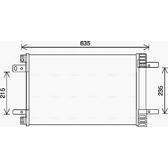 Condenser, air conditioning AVA QUALITY COOLING  - CN5311D