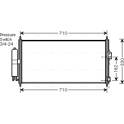 Condenser, air conditioning AVA QUALITY COOLING  - DN5270D