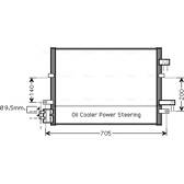 Condenser air conditioning AVA QUALITY COOLING  - FDA5377