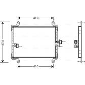 Condenser air conditioning AVA QUALITY COOLING  - FT5206