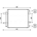 Condenser, air conditioning AVA QUALITY COOLING  - JR5053D