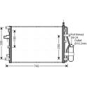 Condenser, air conditioning AVA QUALITY COOLING  - VOA5158D