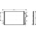 Condenseur climatisation AVA QUALITY COOLING  - AI5194