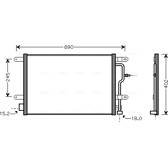 Condenseur climatisation AVA QUALITY COOLING  - AI5199