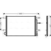 Condenseur climatisation AVA QUALITY COOLING  - AI5238