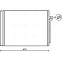 Condenseur climatisation AVA QUALITY COOLING  - BW5409D