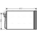 Condenseur climatisation AVA QUALITY COOLING  - BWA5267D