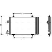 Condenseur climatisation AVA QUALITY COOLING  - CNA5173D