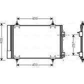 Condenseur climatisation AVA QUALITY COOLING  - CNA5231D