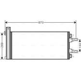 Condenseur climatisation AVA QUALITY COOLING  - CNA5248D
