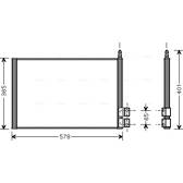 Condenseur climatisation AVA QUALITY COOLING  - FDA5328