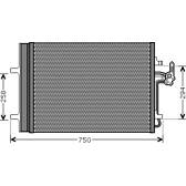 Condenseur climatisation AVA QUALITY COOLING  - FDA5427D