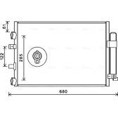 Condenseur climatisation AVA QUALITY COOLING  - FDA5484D