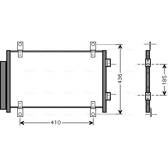Condenseur climatisation AVA QUALITY COOLING  - FTA5351D