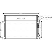 Condenseur climatisation AVA QUALITY COOLING  - JEA5045
