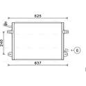 Condenseur climatisation AVA QUALITY COOLING  - JRA5048